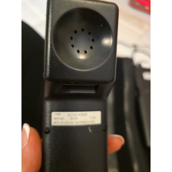 Vintage Cellular One Motorola Cellphone Model SCN2498b Mobile Bag Car Phone - Picture 4 of 16